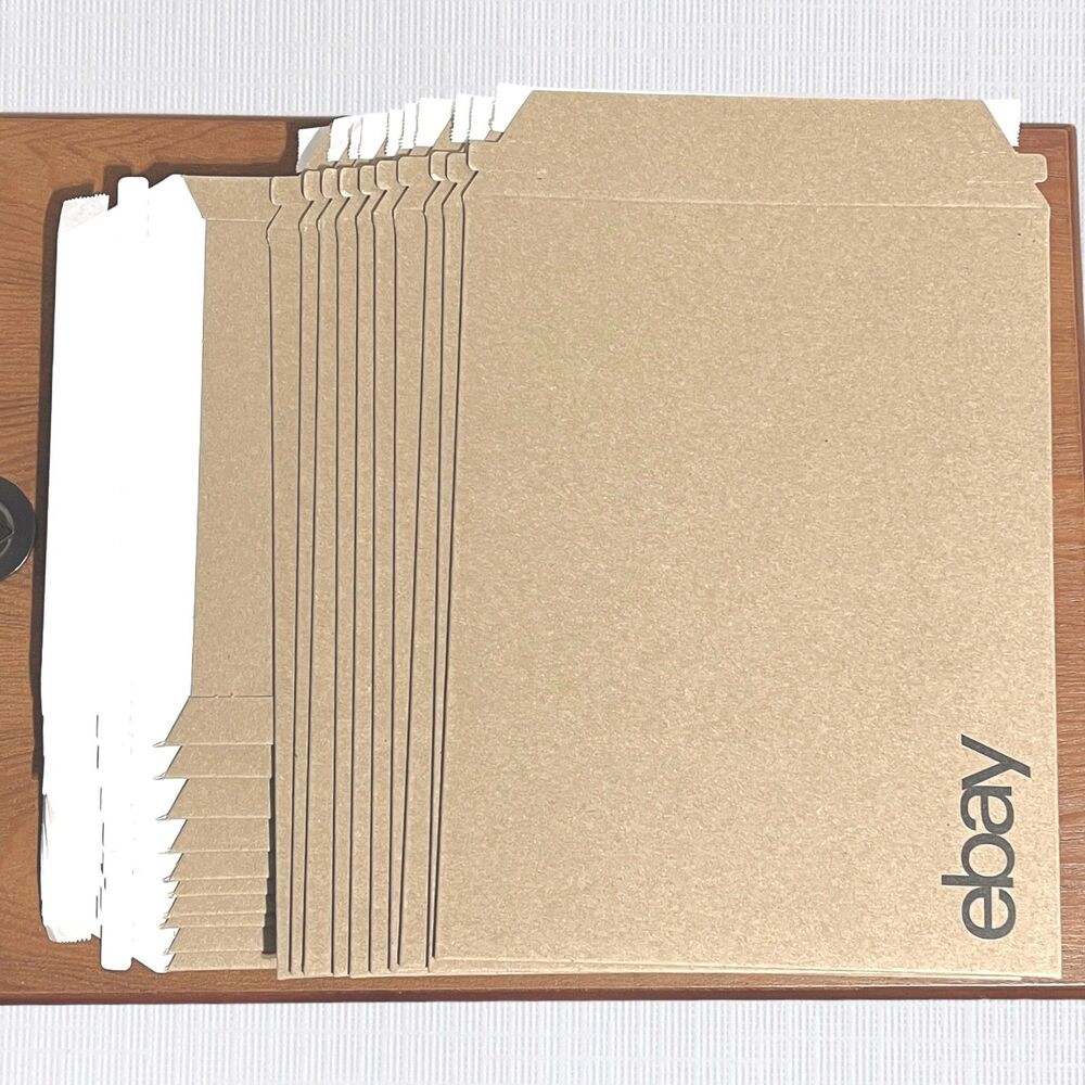 Ebay Paperboard Rigid Mailers Envelopes  9" x 11.5" Mailjacket No Padding 20 Pc